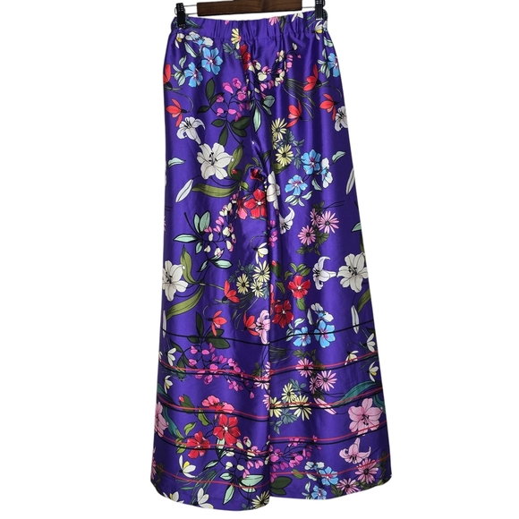 Floral Purple Trousers - Picture 2 of 7